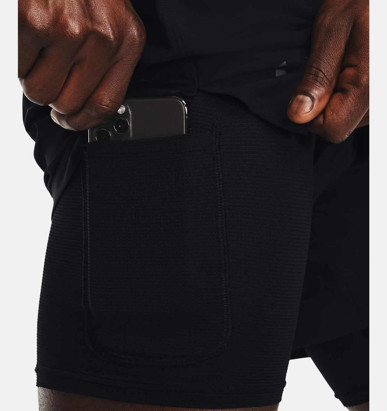 UA Iso-Chill Run Men's 2-in-1 Shorts 1364858-001