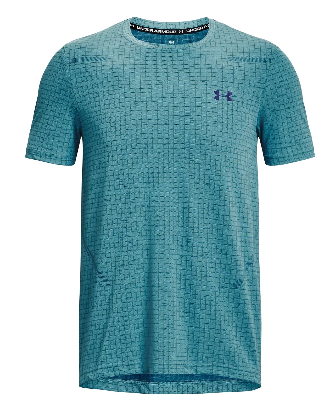 UA Seamless Grid Men's Short Sleeve 1376921-433