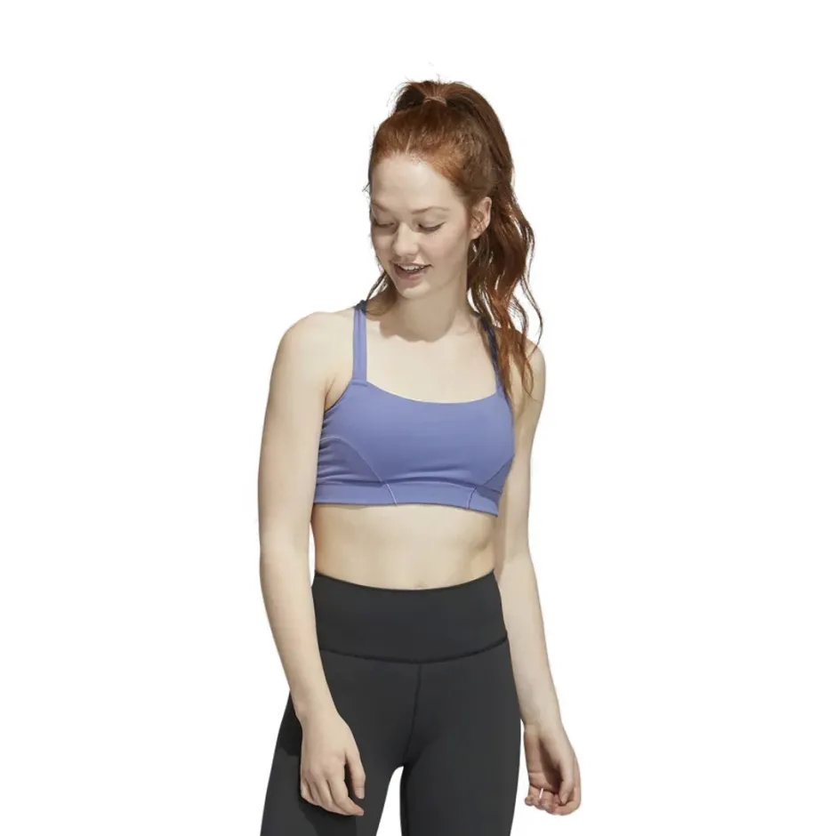 Adidas Light-Support Yoga Bra, Purple H56331