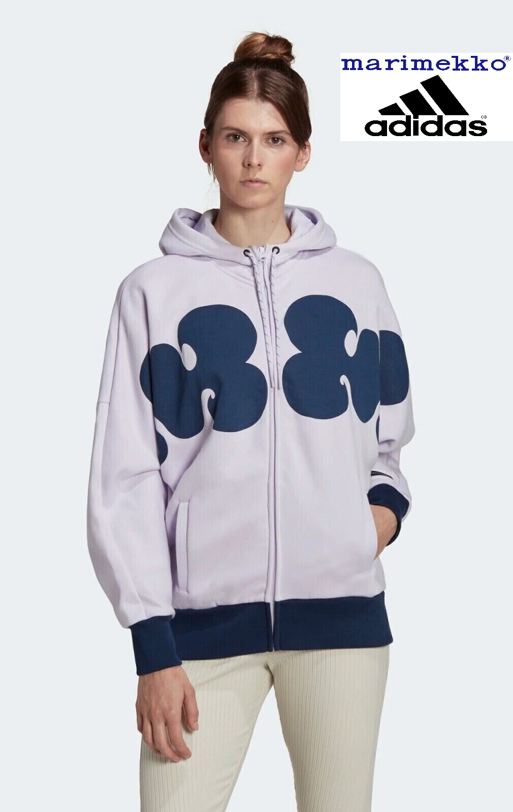 Adidas Women Marimekko Hooded Track Top HJ7305