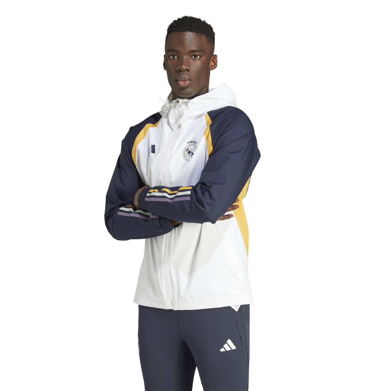 Jacket adidas Real Madrid 23/24 All-Weather - White IB0856