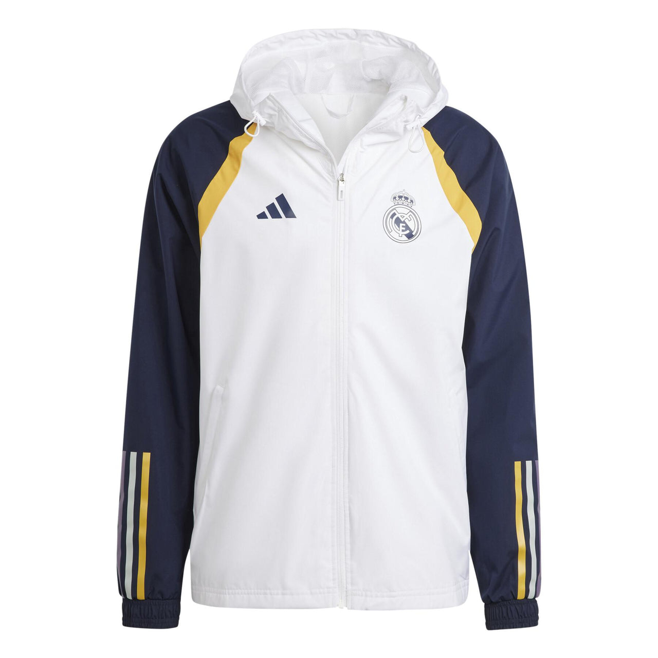 Jacket adidas Real Madrid 23/24 All-Weather - White IB0856
