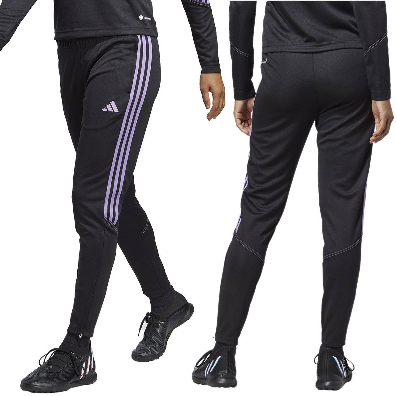 Adidas Tiro 23 Women's Training Pants Black Purple IC1601