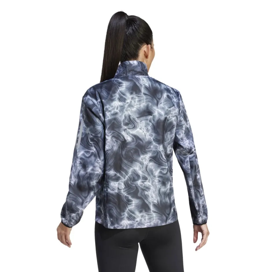 Women's Own the Run Allover Print Running Windbreaker IJ5427