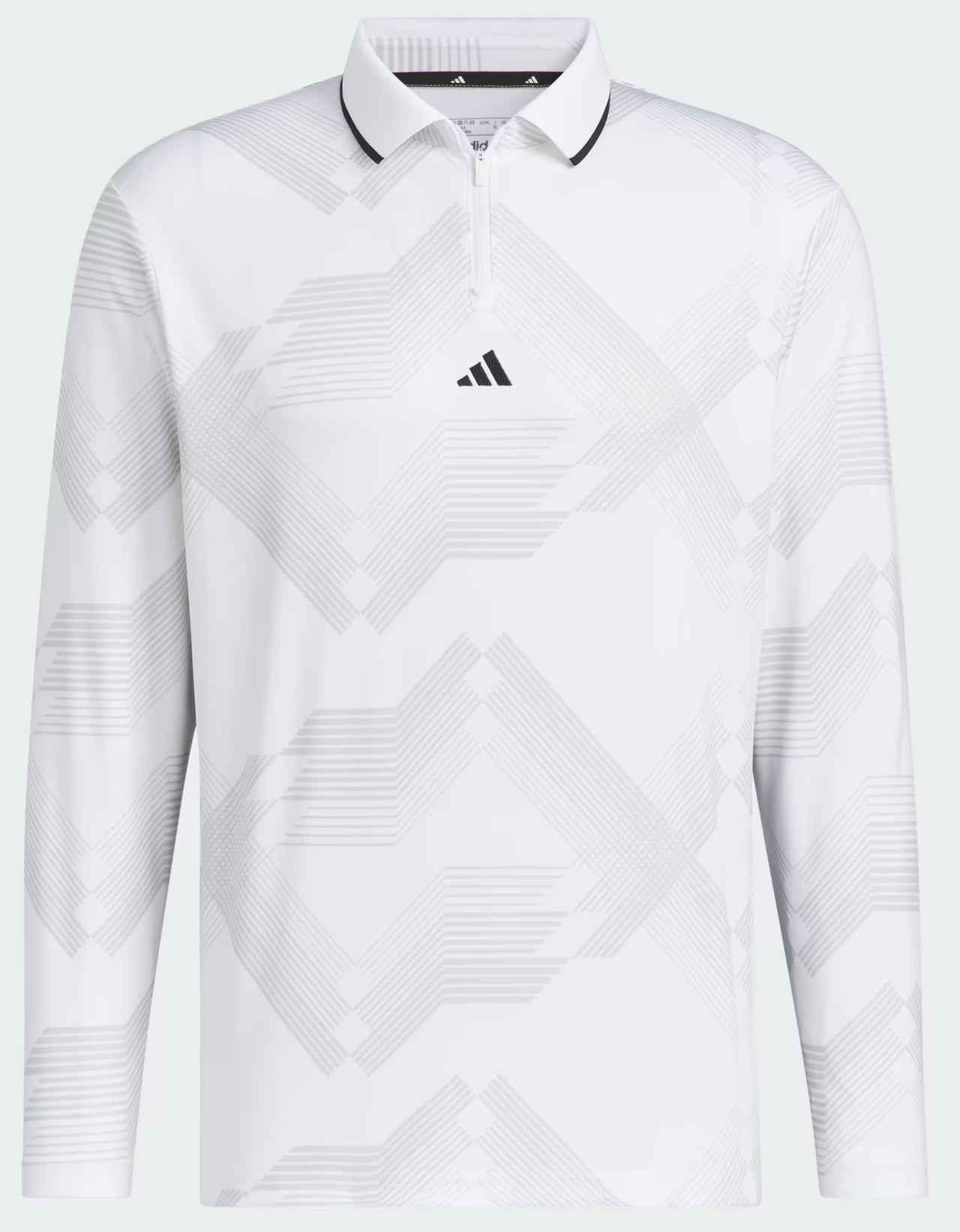 Men's Golf Long Sleeve Print Polo Shirt IM7261