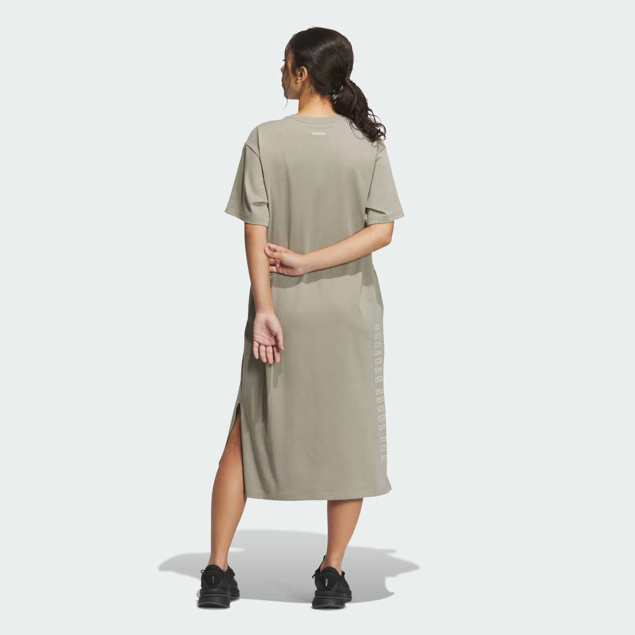 Wording Loose Fit Single Jersey Tee Dress IM8749