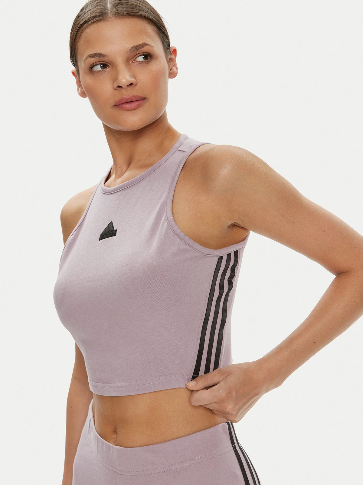 Adidas Top Future Icons 3-Stripes IS3636 Purple Slim Fit IS3636