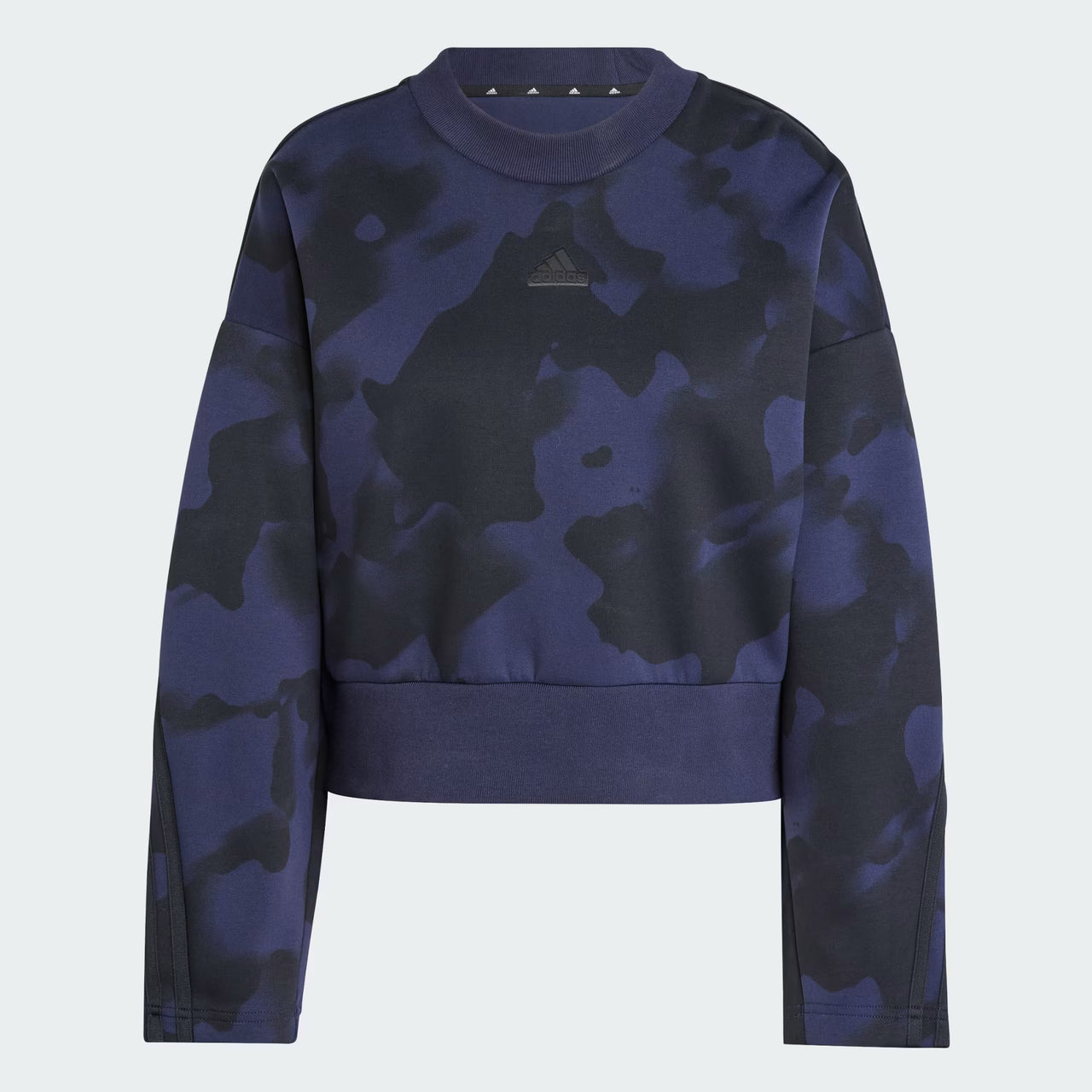 Adidas Future Icons 3-Stripes Sweatshirt Dark Blue Loose Fit IW5297