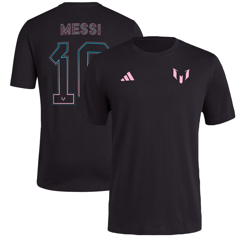 Lionel Messi x adidas Name & Number Logo #10 T-Shirt - Black JJ6262