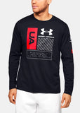Under Armour Men's Multi Logo Long Sleeves T-Shirt 1351623-001