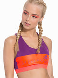 adidas STELLASPORT Padded Sports Bra Women's Purple & Fuschia AP6224