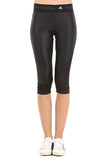 Women Stella McCartney Training Tight 3/4 Pants Black Regular S99055
